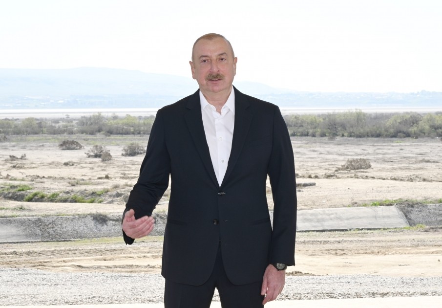 Ильхам Алиев: Экономия воды – это дело каждого из нас, в первую очередь, государства