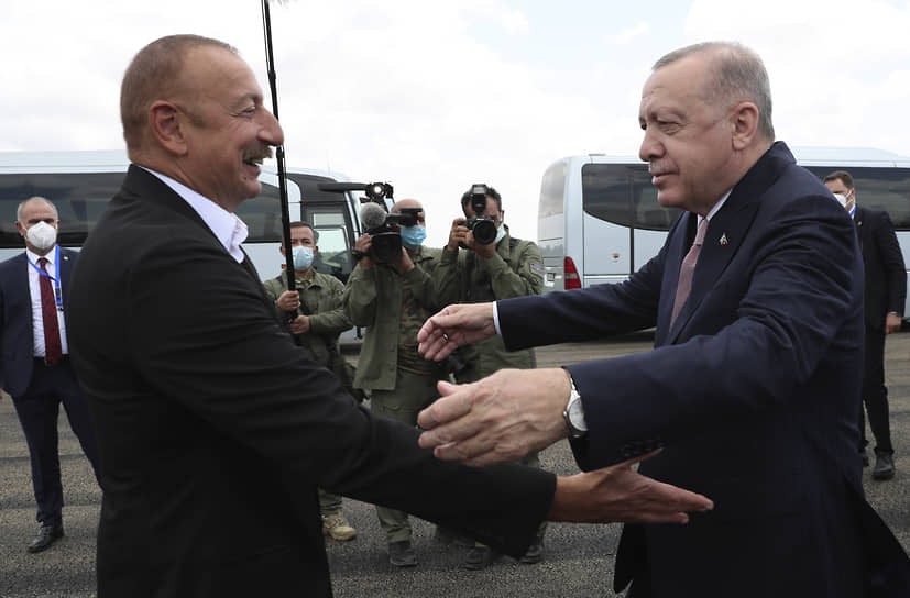 Ильхам Алиев встречается с Эрдоганом (ВИДЕО)