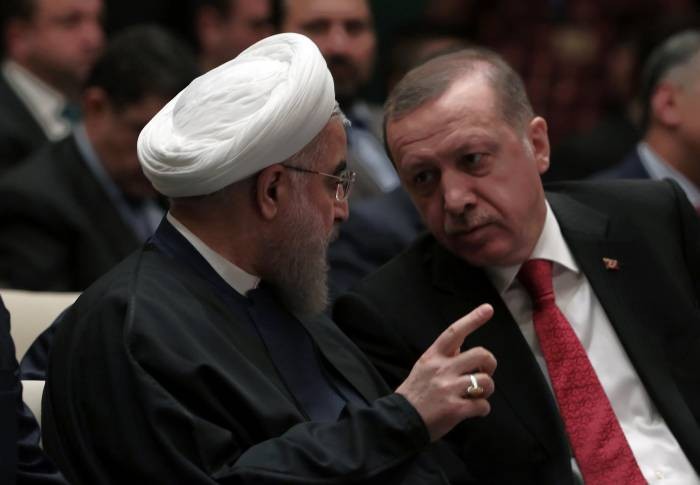 Эрдоган и Роухани обсудили  израильско-палестинский конфликт