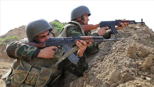Армяне вновь обстреливают азербайджанские позиции