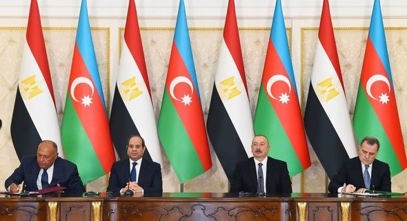 Состоялось подписание азербайджано-египетских документов - ФОТО