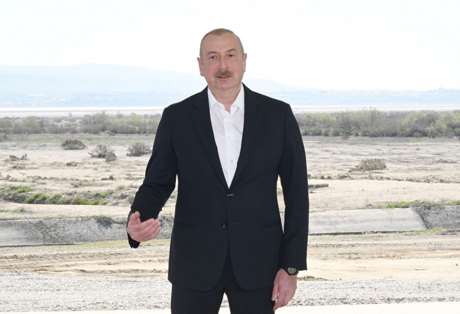 Алиев: Обмеление Каспийского моря налицо