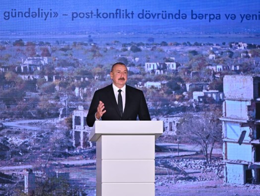 Ильхам Алиев: Армяне разрушили почти все города в Карабахе